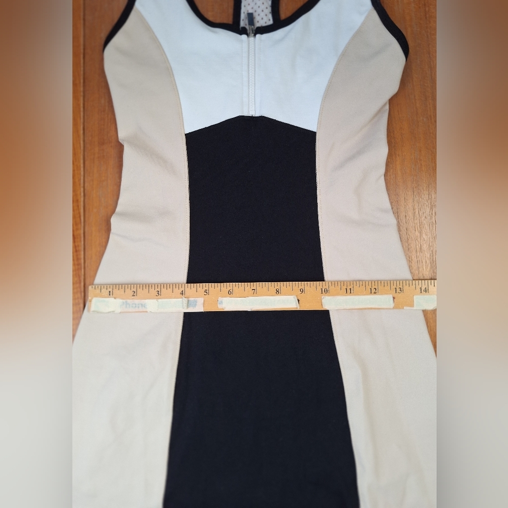 bebe Y2K Athletic Dress Retro Sporty Racerback Colorblock Nylon Tennis Active XS - Picture 12 of 13